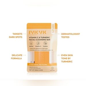 Vitamin C & Turmeric Facial Cleansing Bar - Orange